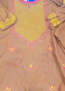 Pakistani karachi Full embroidery 3pc suit