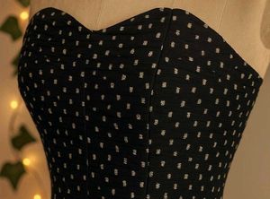 Chic Black Polka Dot Dress