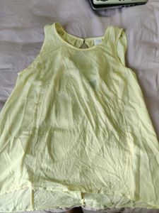 Yellow Formal Top