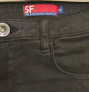 Imported Black Denim Hotpant