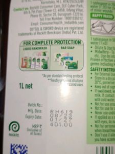 Dettol Antiseptic Liquid 1ltr||