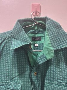 Green Patterned Shirt