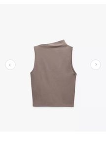 Zara Asymmetric Neck Top