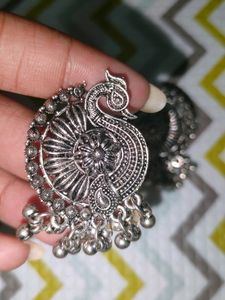 Silver Oxidised Earrings | Never used