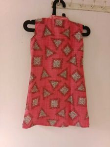 Pink Short Kurti