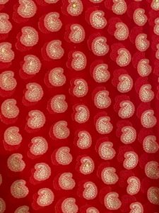 Karvachauth Special Red Embroidered Saare