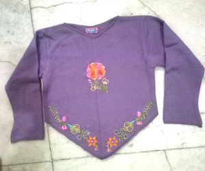 Lavender Cropped Sweater 💜🌸