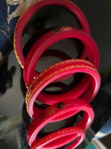 Beautiful Red Bangles