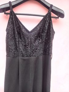 Black Lace Top Jumpsuit
