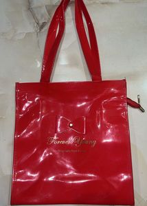 Red 'Forever Young' Tote Bag