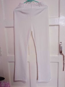 Women White Trouser Pant