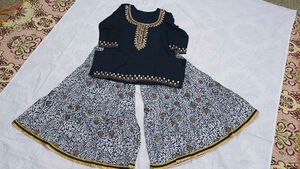 Beautiful Black Sharara Suit Set