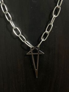 Rick owens pentagram chain