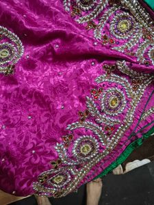 Elegant Pink Saree