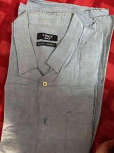 Linen Shirt - Short Sleeve Button Down