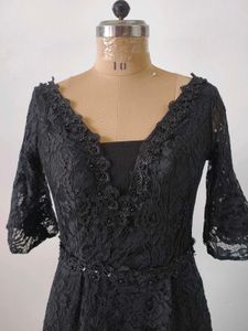 Elegant Black Lace Gown