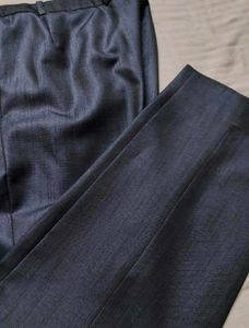 Partywear Men Blue Rayon Two Piece Suit