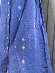 Denim Kurta
