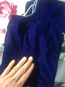 Velvet Blouse. Non Padded