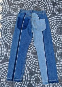 Unique Patchwork Jeans size -28