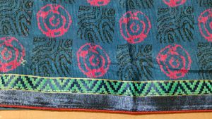 Beautiful Multicolour Sari With Unstitched Blouse