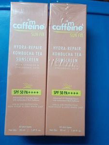 Combo Of 2 Mcaffeine Kombucha Tea Sunscreen