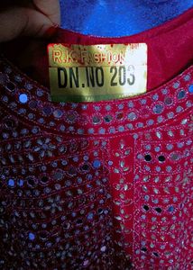 Red Embroideredi Nayra Set