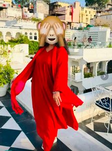 Anarkali Suit Set With Bottoms &amp; Dupatta (Women's