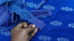 Lace Bra - Pink Embroidery Detail