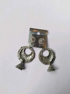 Boho Jhumka Earrings