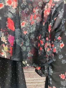 Floral Print Dress Set