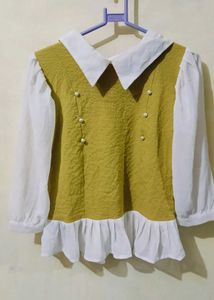 Lime Yellow Koren Top