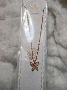 Butterfly Pendant Necklace