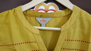 Mustard Yellow Kurti