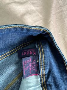 Distressed Denim Shorts