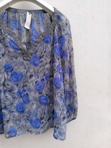 Y2k Style Boho Top.