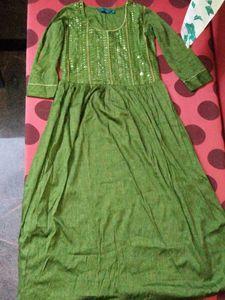 Green Ethnic Gown