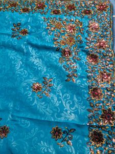 Party Wear Saree With Blouse