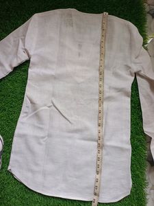 White Short Ehenic Kurta