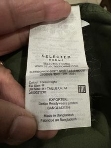 Selected Homme Olive Shirt
