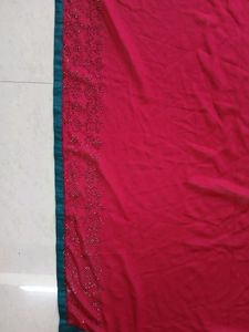 Pink Embellished GOWN With Dupatta