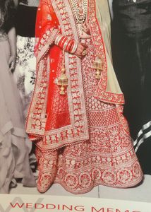 Designer Bridal Lahenga With 2 Dupatta