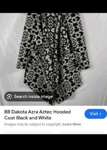 BB Dakota Aztec Hooded Coat