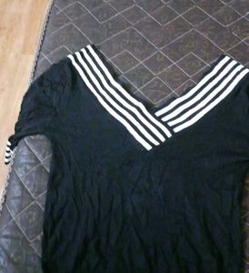 Striped V-Neck Sweater