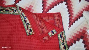 Red Dress Material