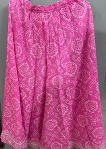 Pink Printed Palazzo Pants