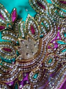 Emerald Party Wear Saree