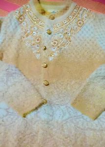 Embroidered Knit Cardigan