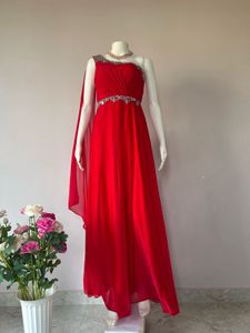 Elegant Red Gown