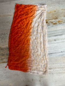 new Orange Ombre Dupatta